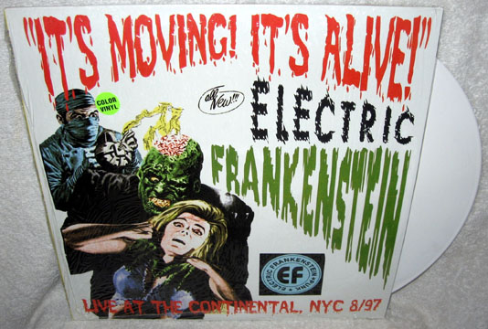 ELECTRIC FRANKENSTEIN "It's Moving, It's Alive!" LP (Igor) White